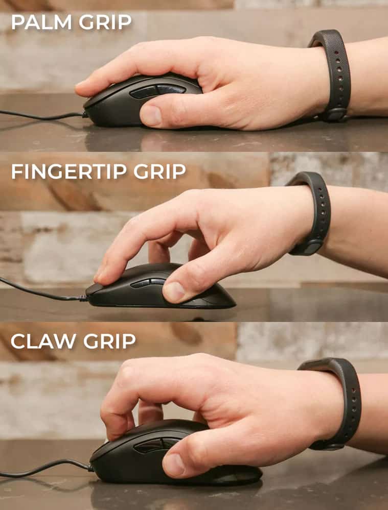 Mouse Grip Styles