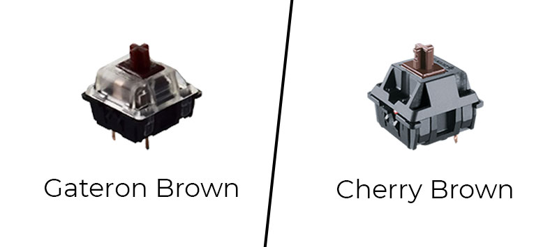 Gateron Brown vs Cherry Brown