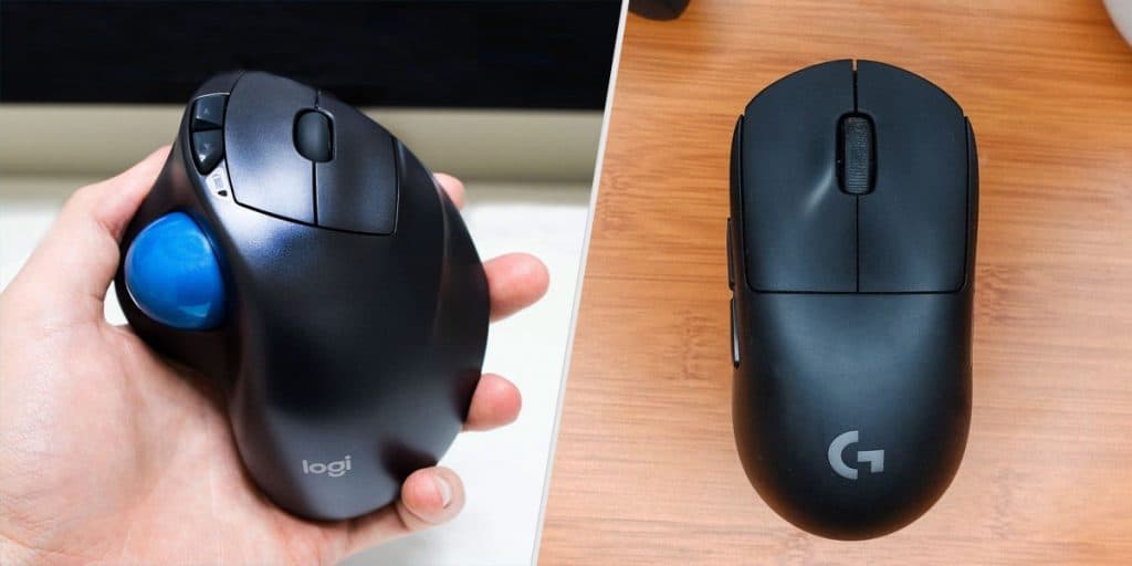 Design of Trackball Mouse and Regular Mouse